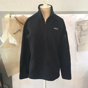 Patagonia Black Size Medium Women's Better Sweater® 1/4-Zip Fleece
